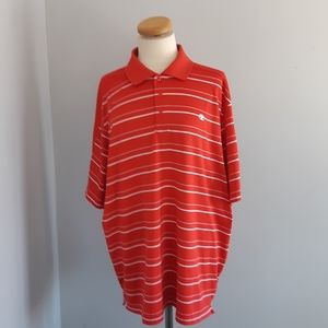 Champion Men's Big & Tall Polo  size XL  red and w